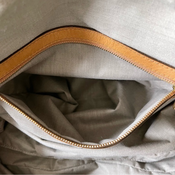 Marc Jacobs Lou Bowler Patchwork Quilted Leather Chain Strap Bag  Tan - Picture 8 of 16